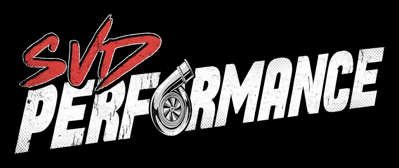 SvD Performance — turbocharger logo on black